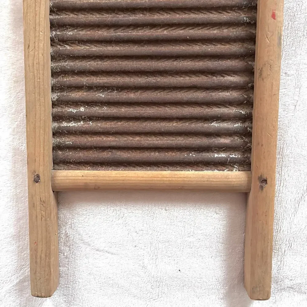 Vintage Dubl Handi Washboard Columbus Ohio Rustic Farmhouse Cabin Cottage